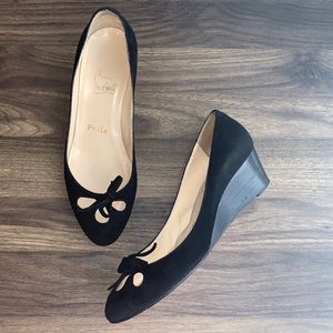 Christian Louboutin Suede Red Bottoms